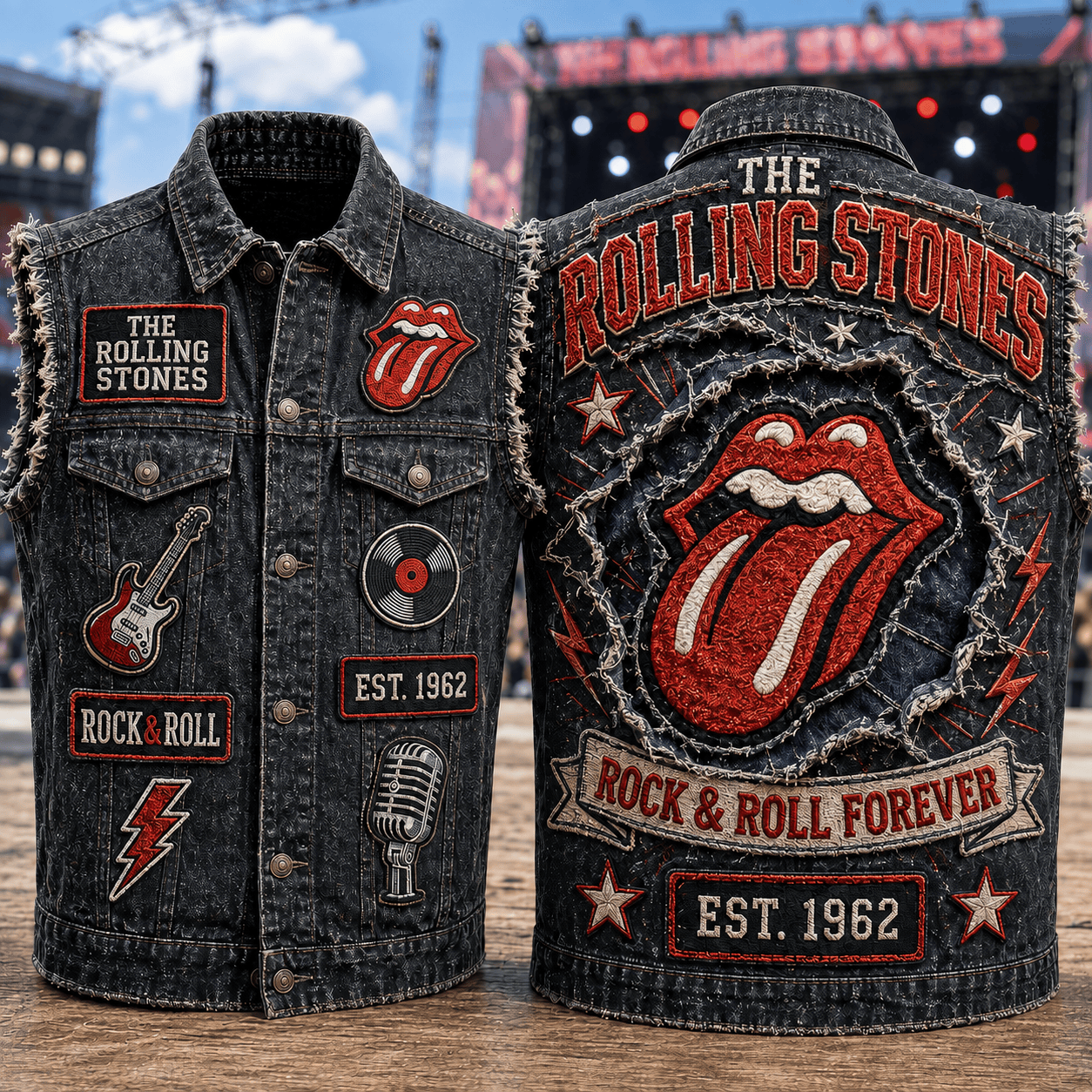RLST PREMIUM DENIM VEST NTVA