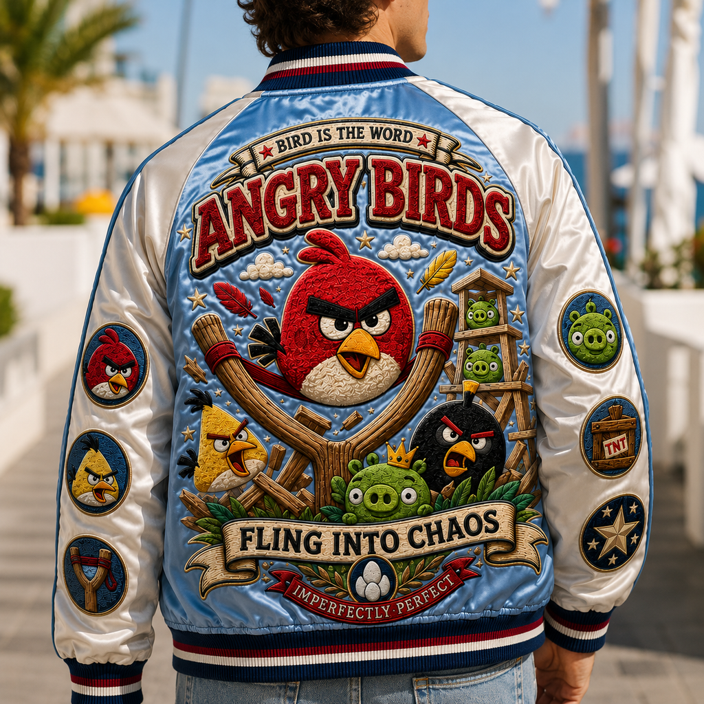 PREMIUM AGB SATIN BASEBALL JACKET NTNA