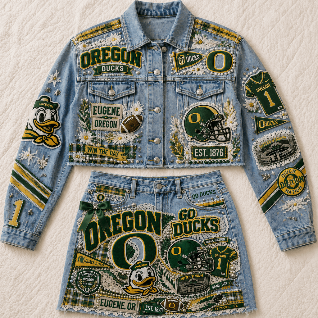 ORD Embellished Denim Set NTKO