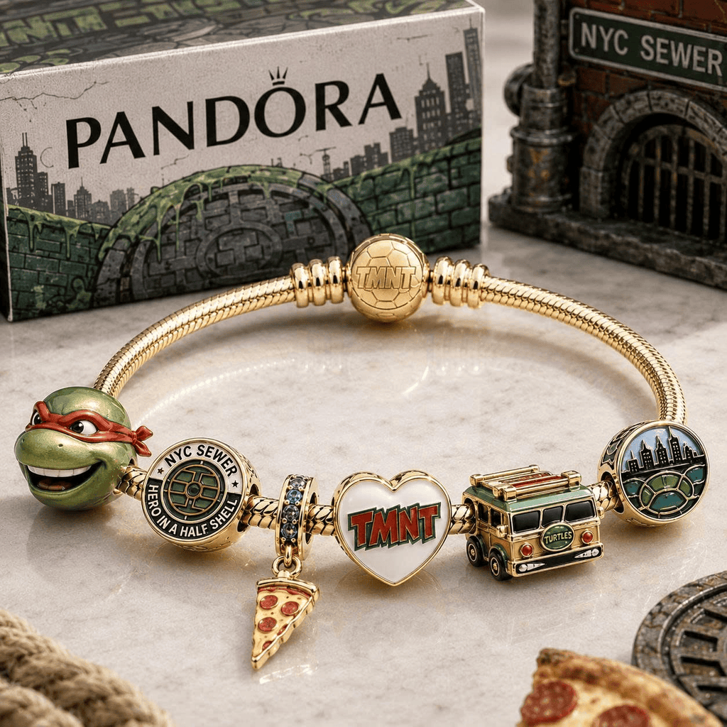 NJT Gold Charm Bracelet Set TTN